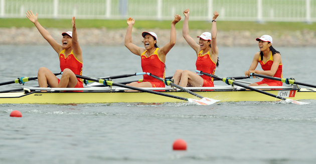 图文-[奥运]女子四人双桨决赛 中国姑娘破历史夺冠