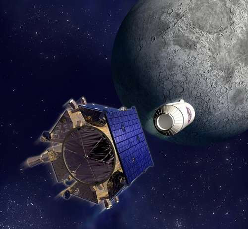 美国火箭卫星今连续撞月 探测月球是否有水(图