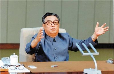 中国人民熟悉的“老朋友”朝鲜领袖金日成。