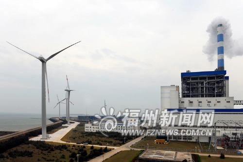 江阴电厂闲置边角地建起风电厂 节约占地约45