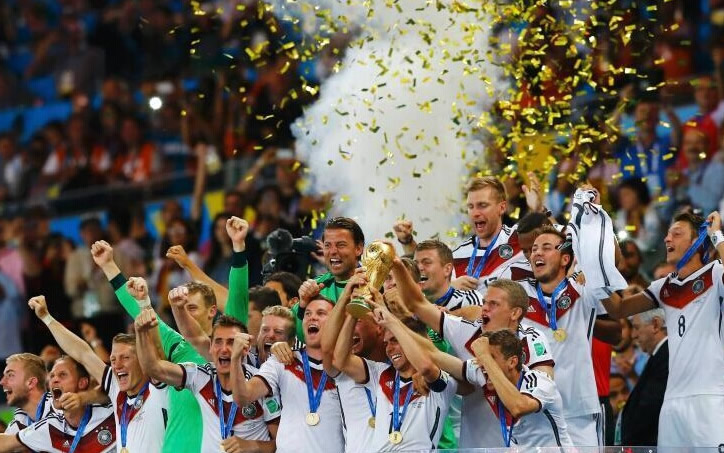 德国加时赛1-0胜阿根廷 第四次赢得世界杯