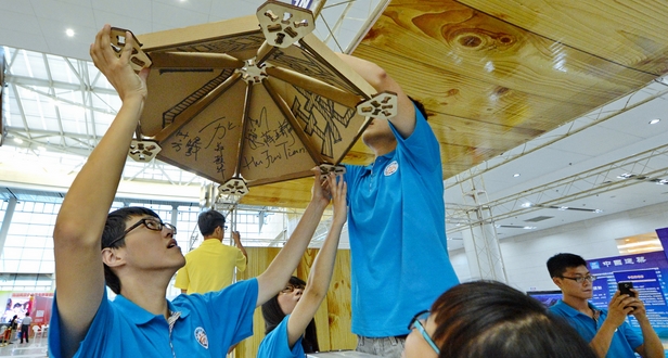 海青节办实体建构大赛　两岸大学生携手“筑梦”